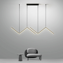 Luminária Pendente LED Raio Minimalista Alumínio Design Moderno Bivolt