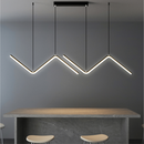 Luminária Pendente LED Raio Minimalista Alumínio Design Moderno Bivolt