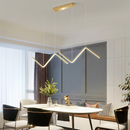 Luminária Pendente LED Raio Minimalista Alumínio Design Moderno Bivolt