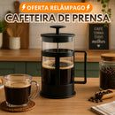 Cafeteira Prensa Francesa Em Vidro e Aço Inox Com Filtro Removível
