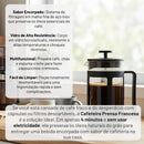 Cafeteira Prensa Francesa Em Vidro e Aço Inox Com Filtro Removível