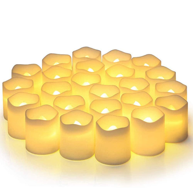 Vela Eletrônica De LED Sem Chama E Sem Fumaça Decorativa Romântica Segura