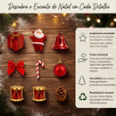 Kit 42 Enfeites Natalinos Para Árvore De Natal Completa Misto Promoção