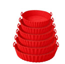 Kit 6 Cestos De Silicone Para Fritadeira Elétrica Air Frye e Micro-Ondas Oferta