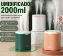 Mini Umidificador De Ar E Aromatizador USB Silencioso Quarto E Escritório