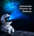 Projetor De Galáxia Astronauta Luminária LED Estrelas Com Controle Remoto