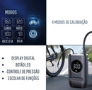 Mini Compressor De Ar Portátil Digital Calibrador De Pneu USB Sem Fio