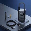 Mini Compressor De Ar Portátil Digital Calibrador De Pneu USB Sem Fio