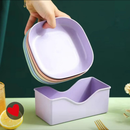 Kit 10 Pratos Plásticos Super Resistentes Com Suporte - Reutilizável