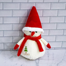 Boneco de Neve enfeite de Natal de pelúcia 22 cm perfeito