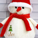 Boneco de Neve enfeite de Natal de pelúcia 22 cm perfeito