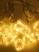 Cortina De led Fio De Fada 300 LED 3X3M 8 Modos Com Controle Para Decoração Quarto/Natal/Casamento