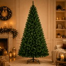 Árvore De Natal Pinheiro 210cm 600 Galhos Cheia Premium Verde