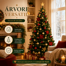 Árvore De Natal Pinheiro 210cm 600 Galhos Cheia Premium Verde