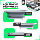 Bacia Retrátil e Tábua de Corte Muito Útil Fácil de Guardar