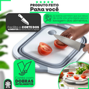 Bacia Retrátil e Tábua de Corte Muito Útil Fácil de Guardar