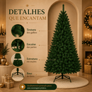 Árvore De Natal Pinheiro 210cm 600 Galhos Cheia Premium Verde
