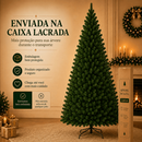 Árvore De Natal Pinheiro 210cm 600 Galhos Cheia Premium Verde