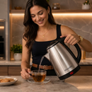 Chaleira Elétrica Jarra Café Chá Inox 110v