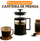 Cafeteira Prensa Francesa Em Vidro e Aço Inox Com Filtro Removível