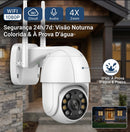 Câmera De Segurança Lâmpada WiFi 360° Visão Panorâmica Visão Noturna Ao Vivo