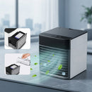 Mini Ventilador Climatizador Ar Condicionado Portátil USB Mesa Promoção