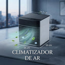 Mini Ventilador Climatizador Ar Condicionado Portátil USB Mesa Promoção