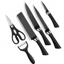 Kit Facas Cozinha E Churrasco Inox Lâmina Afiada Promoção