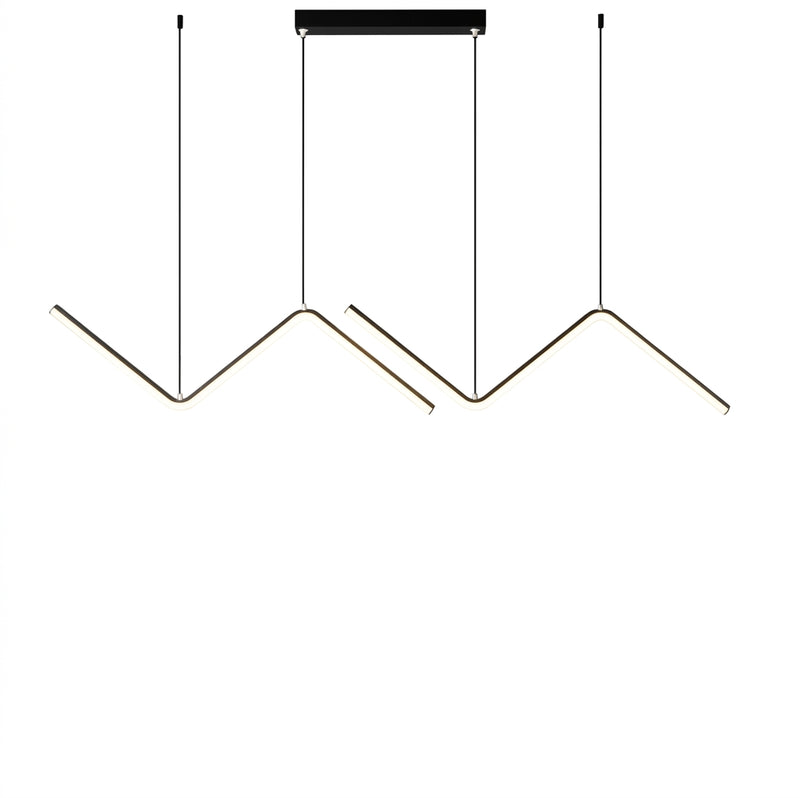 Luminária Pendente LED Raio Minimalista Alumínio Design Moderno Bivolt