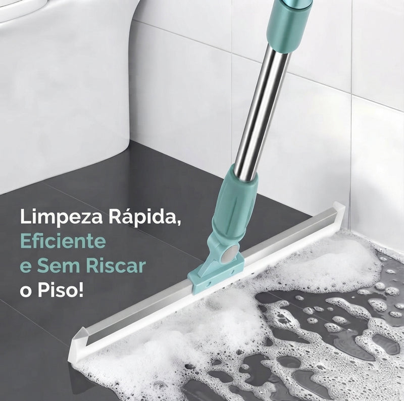 Rodo De Silicone Mágico Vassoura Puxa Água e Junta Pelos De Pet Vidro e Piso