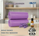 Saco De Lixo Perfumado Aromático Banheiro E Cozinha Antivazamento Lavanda