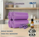 Saco De Lixo Perfumado Aromático Banheiro E Cozinha Antivazamento Lavanda