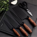 Kit Facas Cozinha E Churrasco Inox Lâmina Afiada Promoção