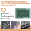 Tapete De Banheiro Absorvente Secagem Instantânea Antiderrapante Emborrachado Promoção