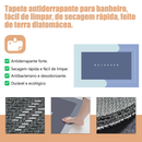 Tapete De Banheiro Absorvente Secagem Instantânea Antiderrapante Emborrachado Promoção