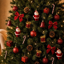 Kit 42 Enfeites Pendente Arvore Natal Decoração Arvore Decorada Completa Kit Arvore de Natal Enfeite