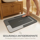 Tapete De Banheiro Absorvente Secagem Instantânea Antiderrapante Emborrachado Promoção