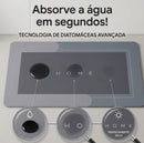 Tapete De Banheiro Absorvente Secagem Instantânea Antiderrapante Emborrachado Promoção