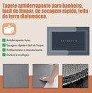Tapete De Banheiro Absorvente Secagem Instantânea Antiderrapante Emborrachado Promoção