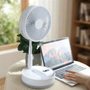 Mini Ventilador De Mesa E Mão Silencioso Recarregável Sem Fio Promoção