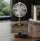 Mini Ventilador De Mesa E Mão Silencioso Recarregável Sem Fio Promoção